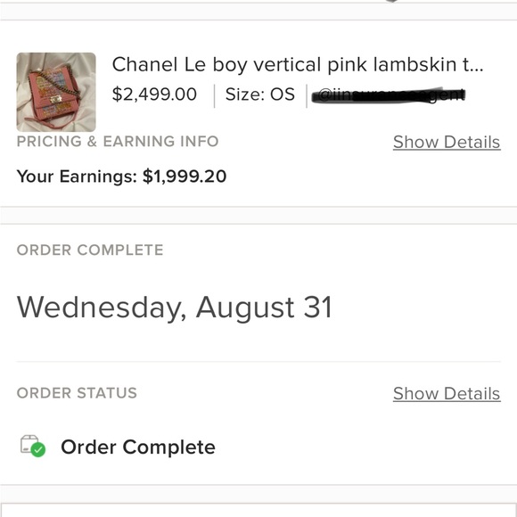 My recent sales Chanel YSL Louis Vuitton